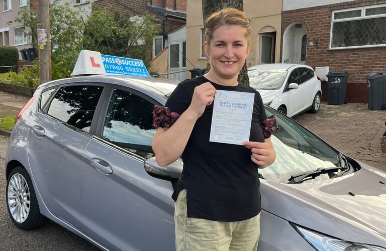 Osjana First Attempt Automatic Driving Test Pass