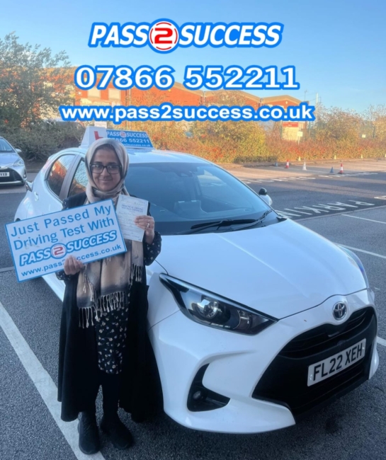 Automatic driving lesson in Garretts Green with Pass2Success