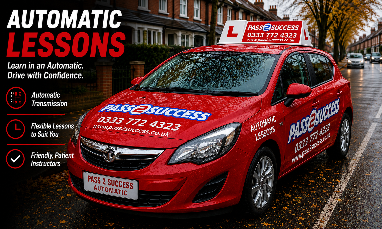 Automatic driving lessons in Birmingham