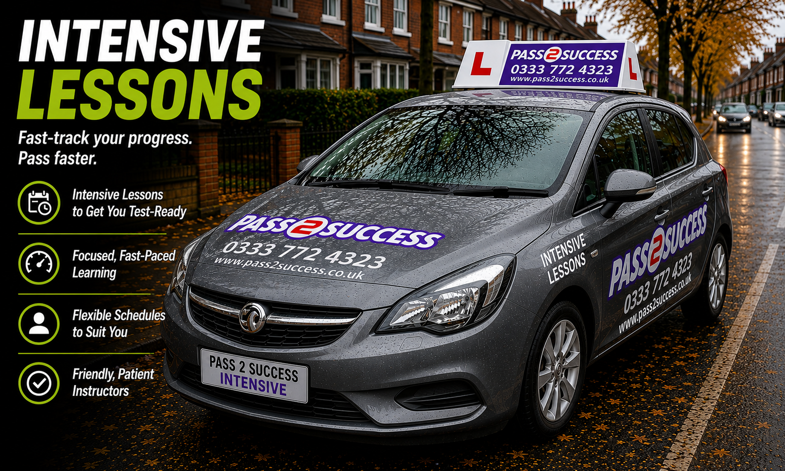 Intensive driving lessons in Birmingham