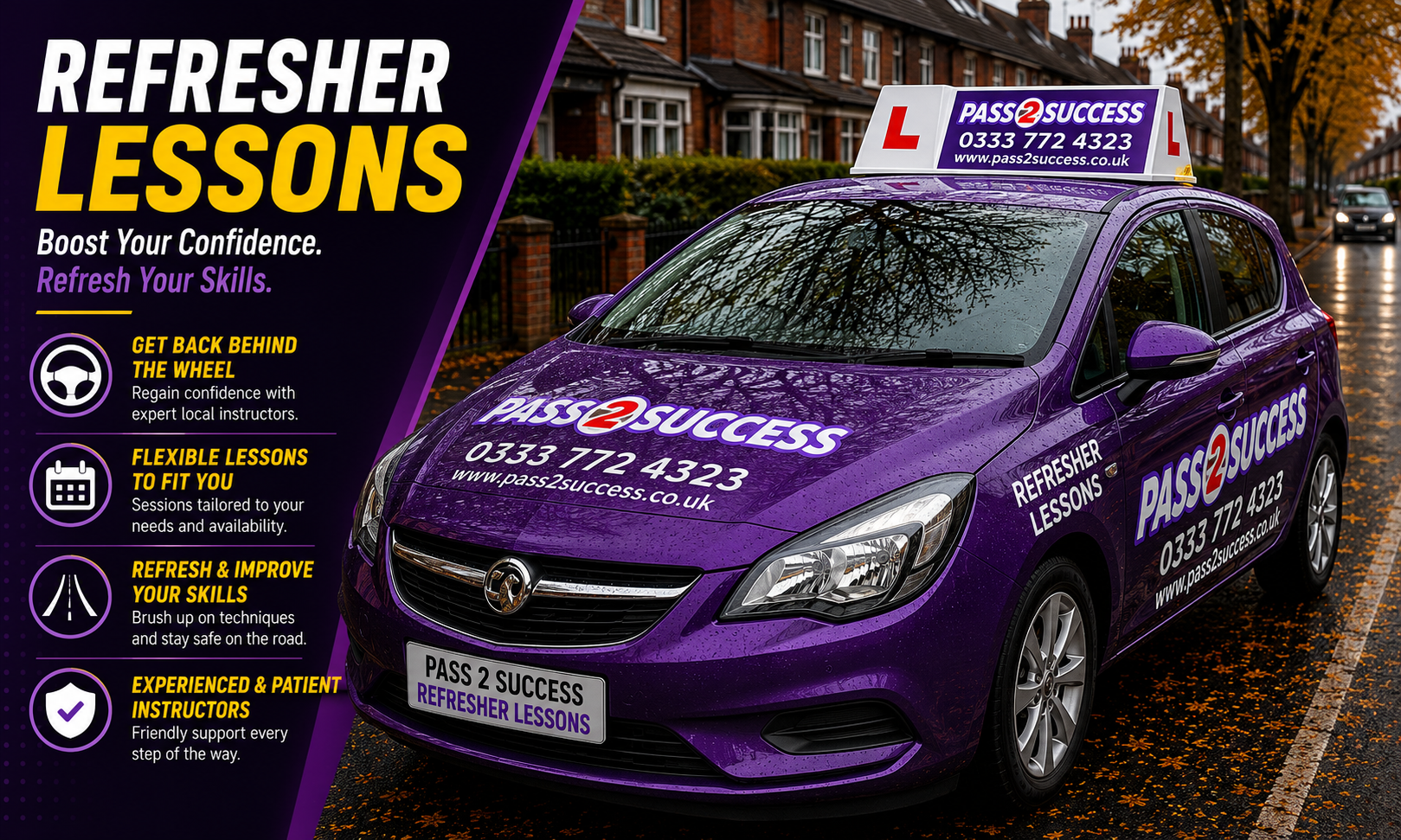 Refresher driving lessons in Birmingham